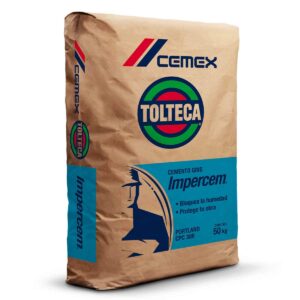 Tolteca, Cemento Impercem Cpc30R 50 Kg, Saco